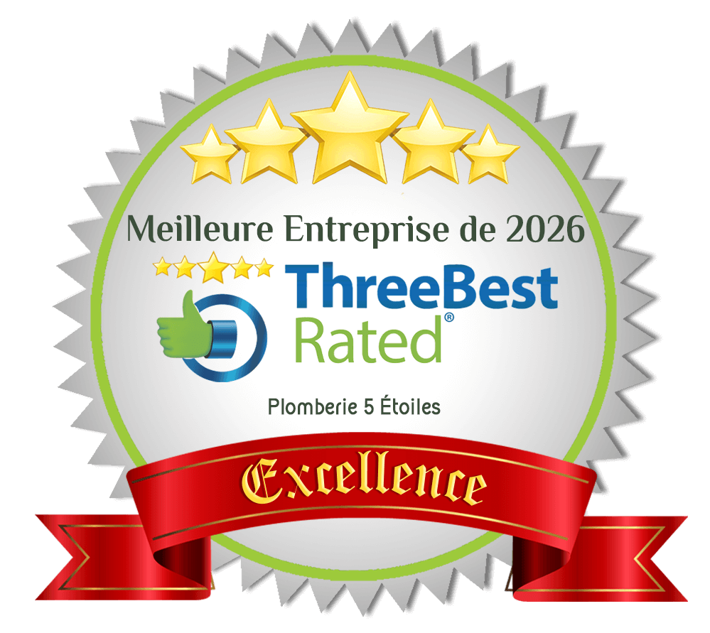 Certificat Three best rated pour Plomberie 5 Etoiles